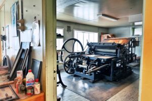 Old printing machines